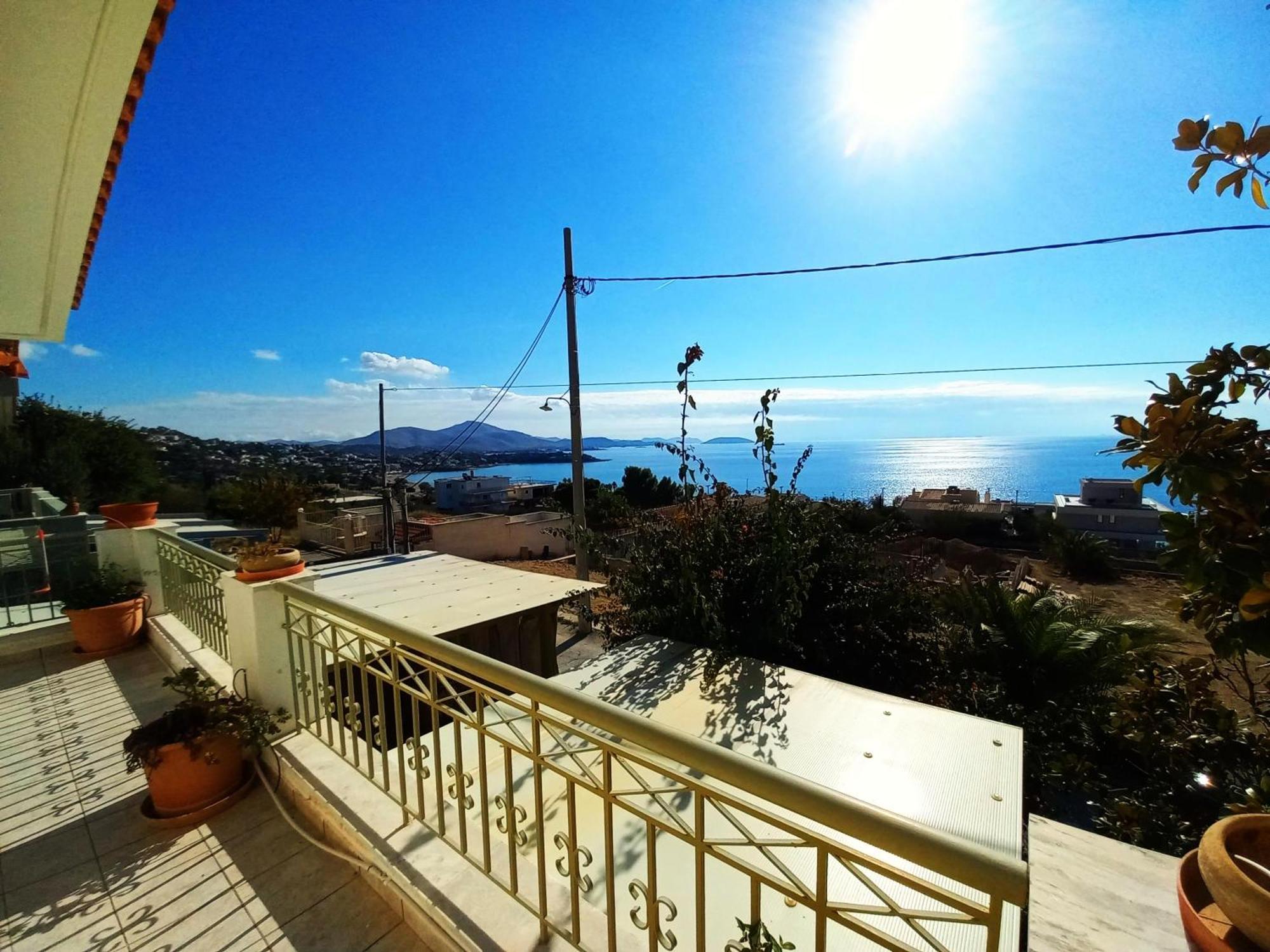 Agia Marina  Villa "Eva" - Entire Beachfront Holiday Home - 4S מראה חיצוני תמונה