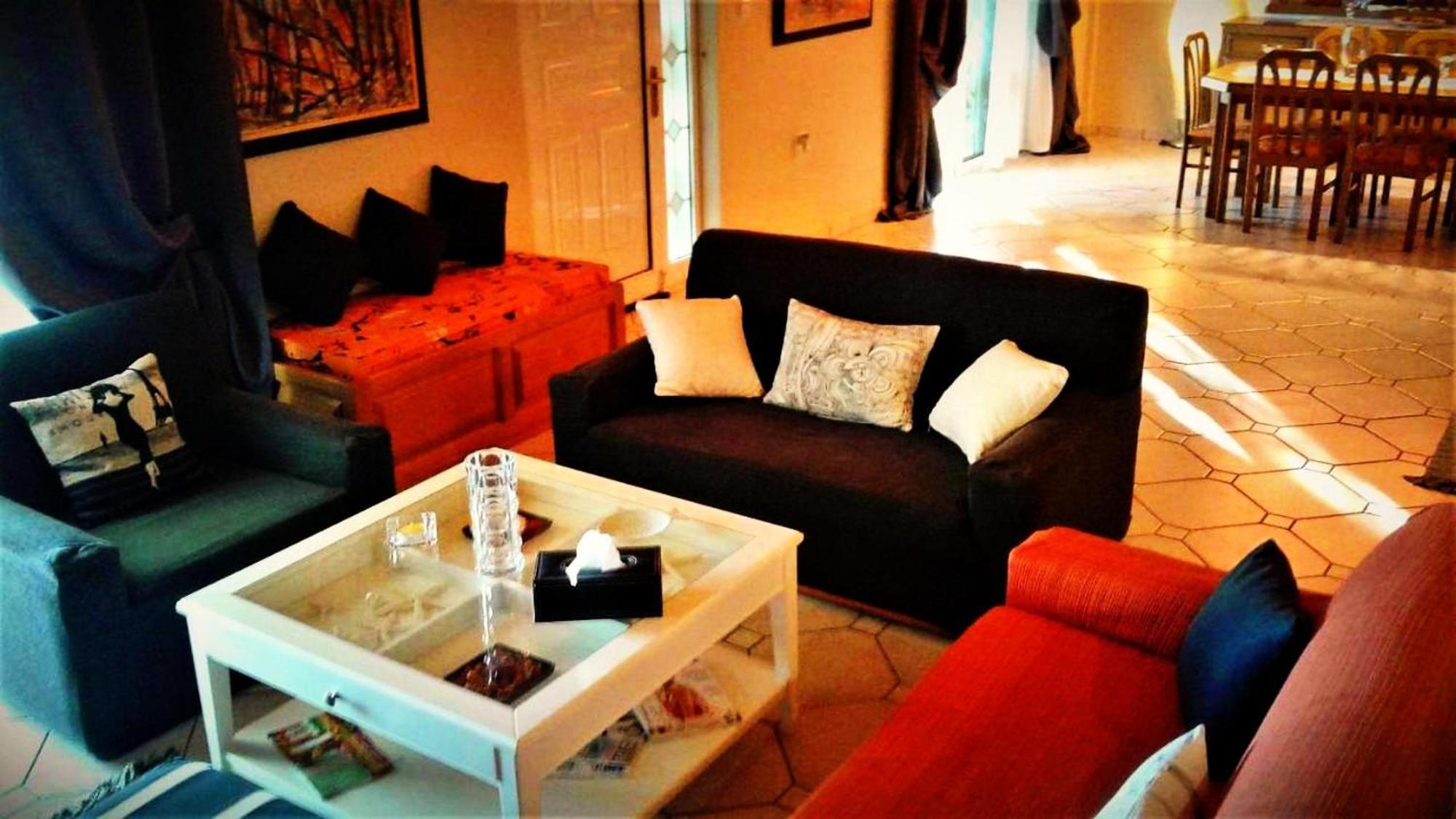 Agia Marina  Villa "Eva" - Entire Beachfront Holiday Home - 4S מראה חיצוני תמונה